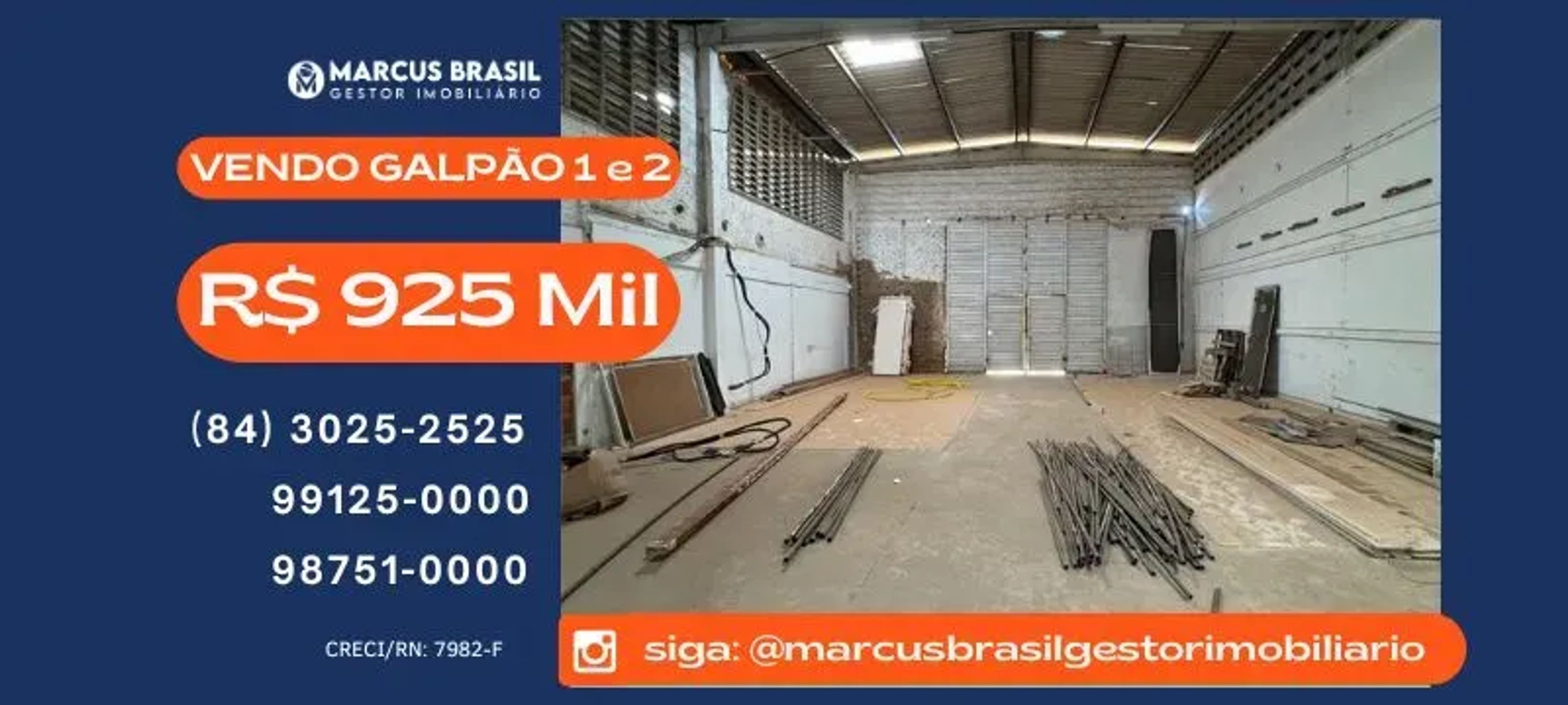 Foto do imóvel Vendo 2 Galpões em Cajupiranga - Estrada para Pium - R$ 925.000,00