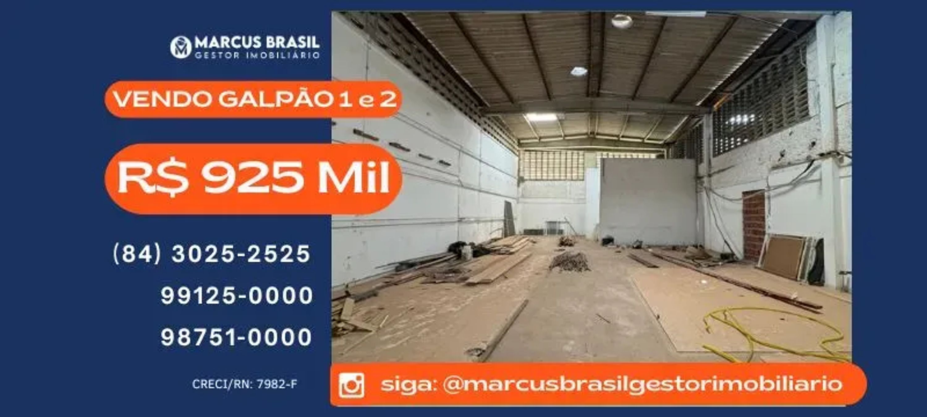 Foto do imóvel Vendo 2 Galpões em Cajupiranga - Estrada para Pium - R$ 925.000,00