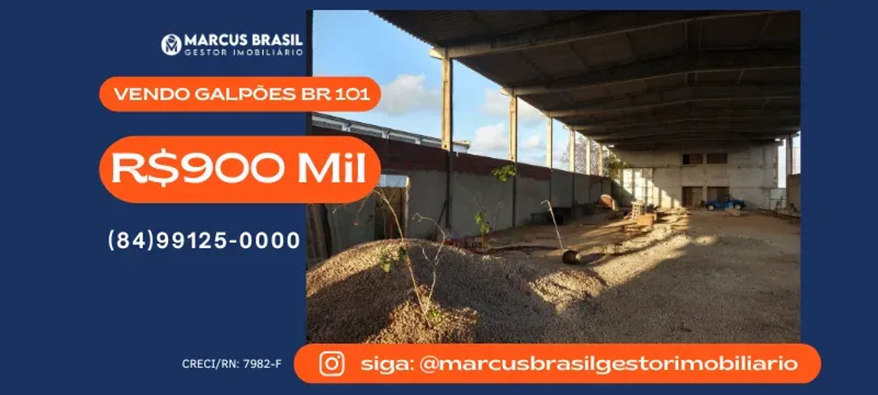 Foto do imóvel Vendo Galpões na BR 101, Km 118 - R$700 Mil - São José de Mipibu - RN