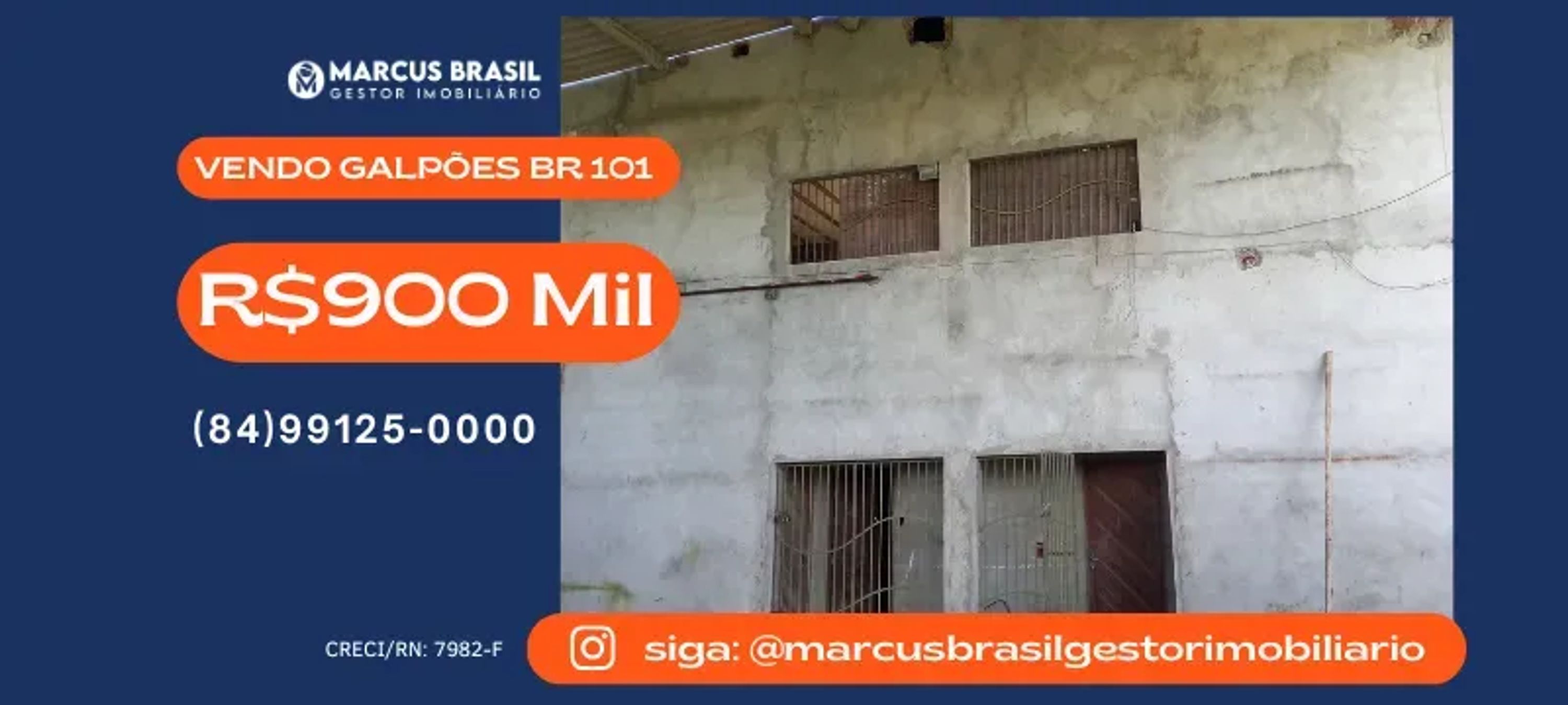 Foto do imóvel Vendo Galpões na BR 101, Km 118 - R$700 Mil - São José de Mipibu - RN