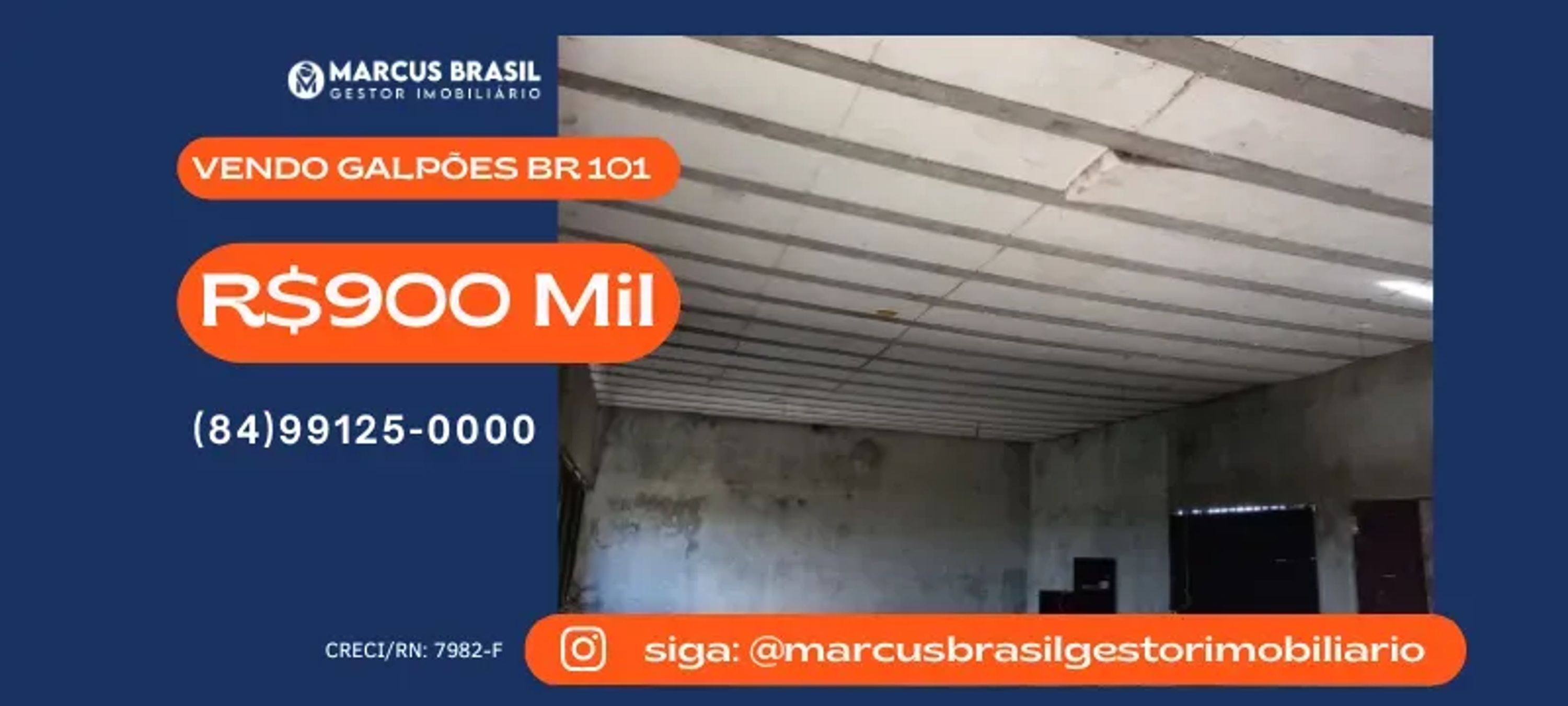 Foto do imóvel Vendo Galpões na BR 101, Km 118 - R$700 Mil - São José de Mipibu - RN