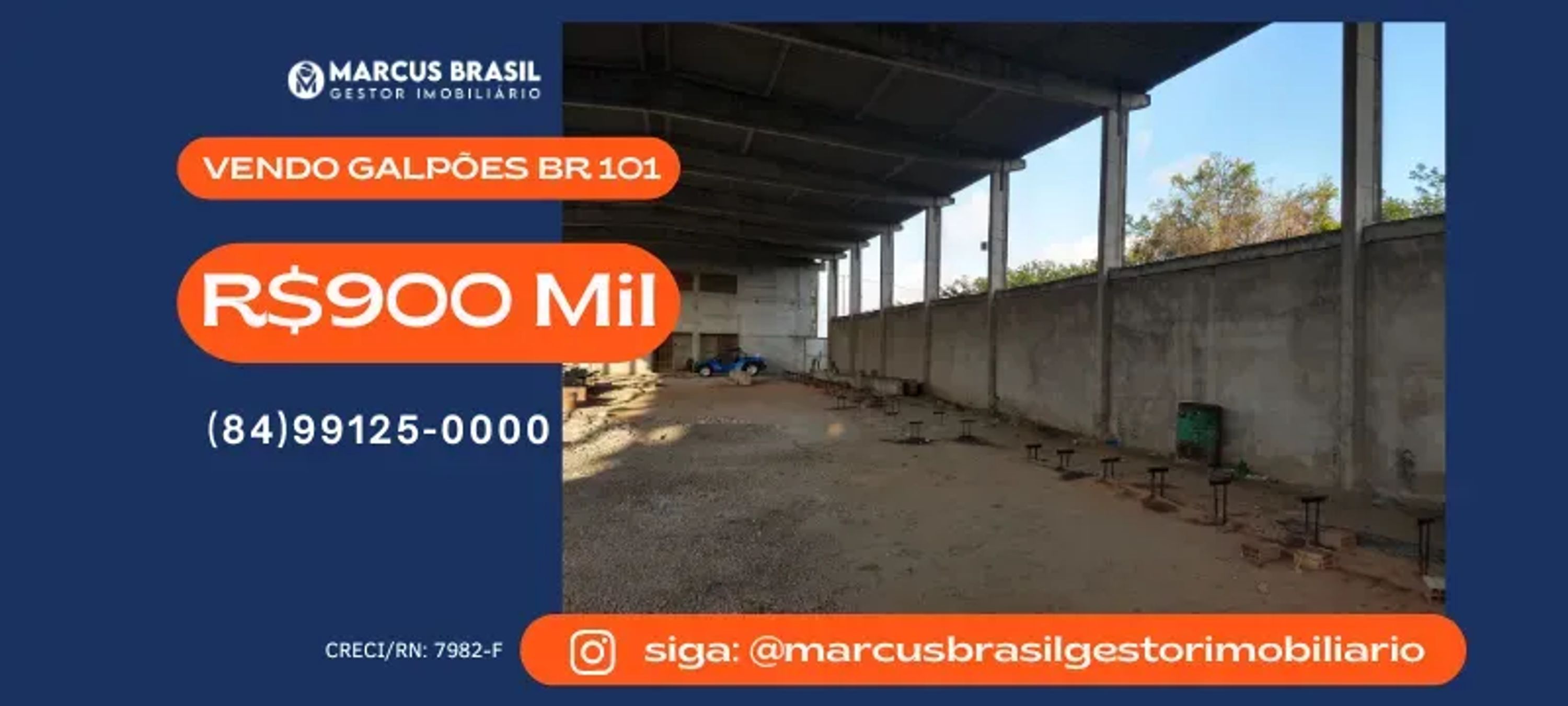Foto do imóvel Vendo Galpões na BR 101, Km 118 - R$700 Mil - São José de Mipibu - RN