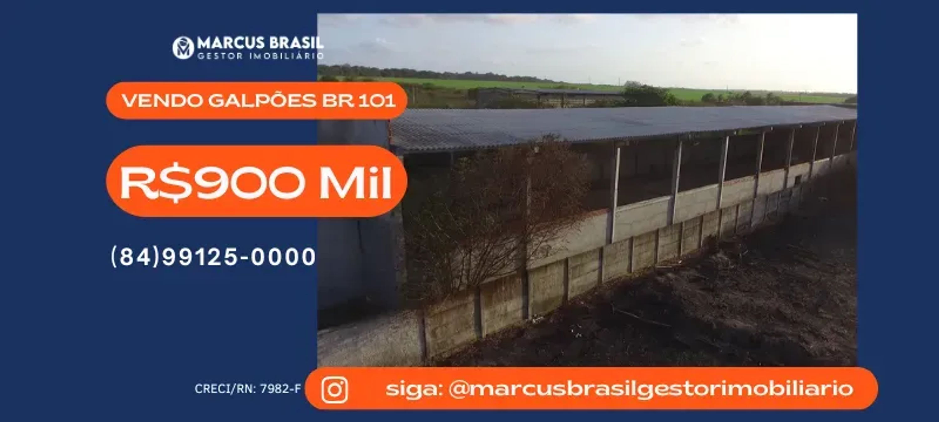 Foto do imóvel Vendo Galpões na BR 101, Km 118 - R$700 Mil - São José de Mipibu - RN