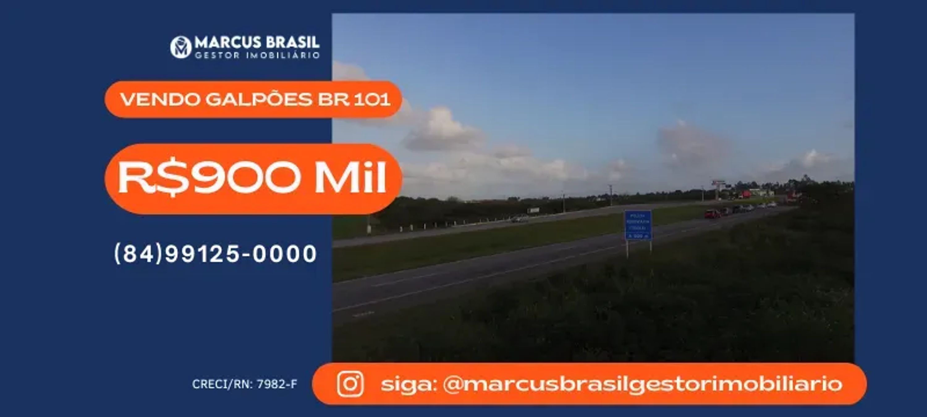 Foto do imóvel Vendo Galpões na BR 101, Km 118 - R$700 Mil - São José de Mipibu - RN