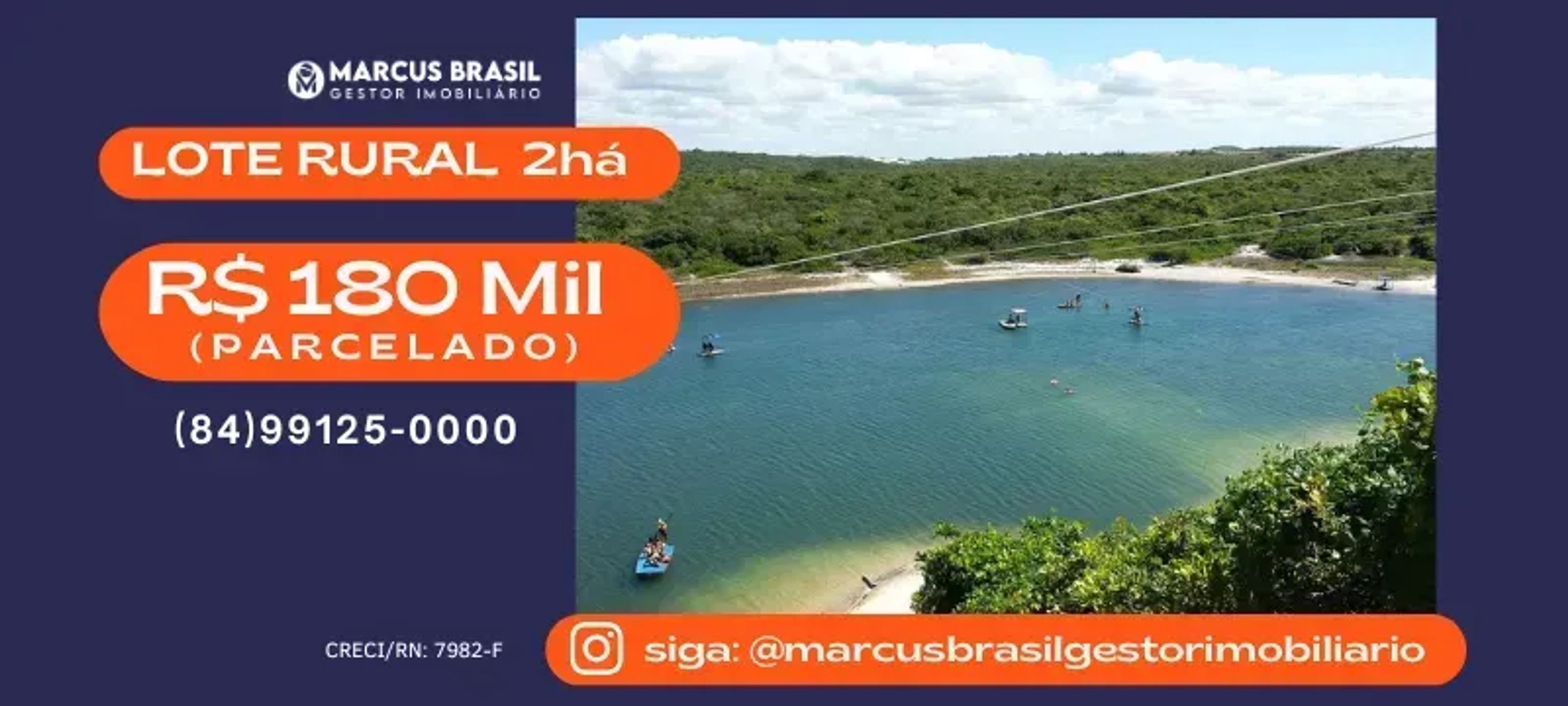 Foto do imóvel Granjas com 2ha - Ceará-Mirim/RN Proximo a Praia de Muriru - Vendo R$180 Mil Parcelado