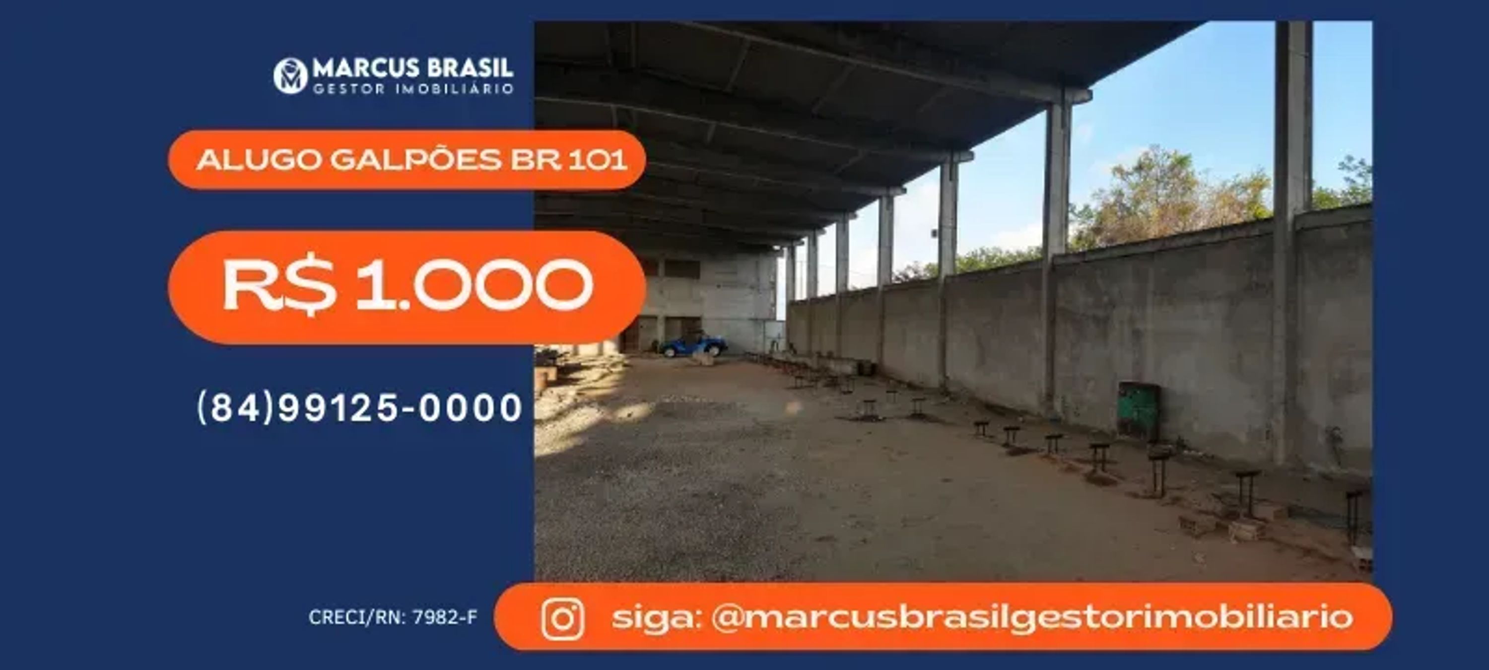 Foto do imóvel Alugo Galpões na BR 101, Km 118 - R$ 1.000/cada - São José de Mipibu - RN
