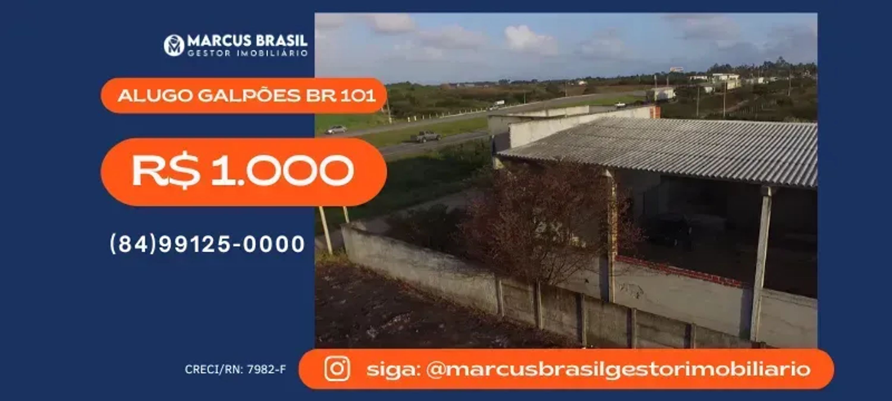 Foto do imóvel Alugo Galpões na BR 101, Km 118 - R$ 1.000/cada - São José de Mipibu - RN