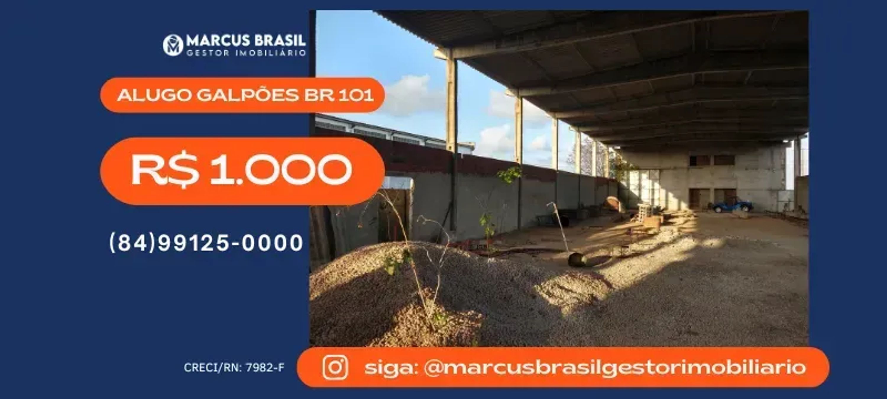 Foto do imóvel Alugo Galpões na BR 101, Km 118 - R$ 1.000/cada - São José de Mipibu - RN