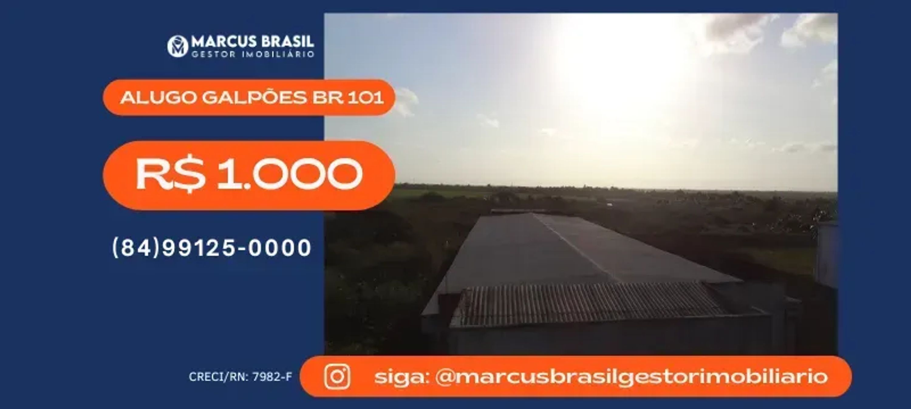 Foto do imóvel Alugo Galpões na BR 101, Km 118 - R$ 1.000/cada - São José de Mipibu - RN