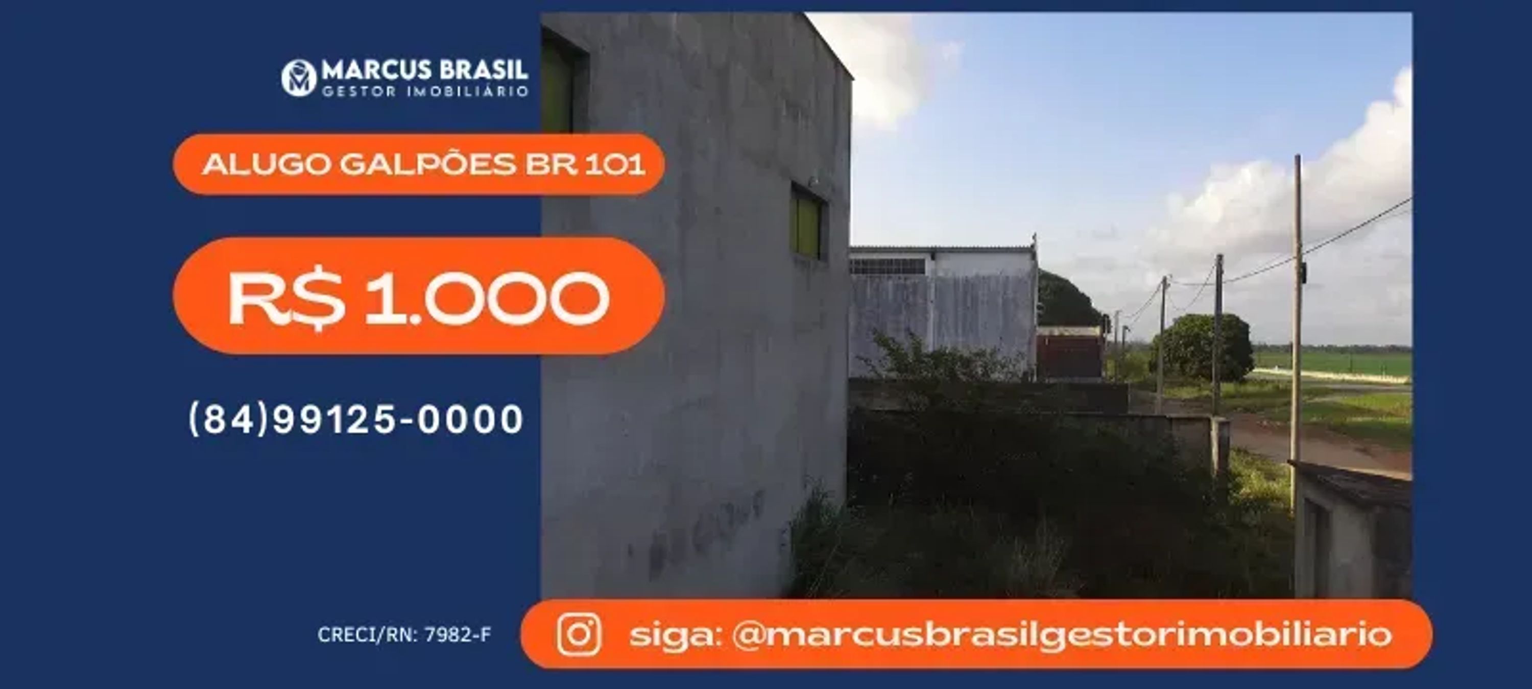 Foto do imóvel Alugo Galpões na BR 101, Km 118 - R$ 1.000/cada - São José de Mipibu - RN
